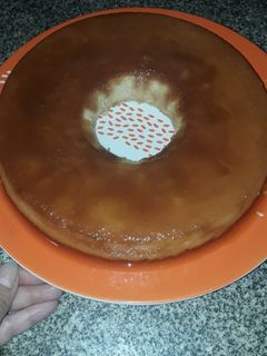 Una foto de Budín de pan en pareja con dulce de leche ❤