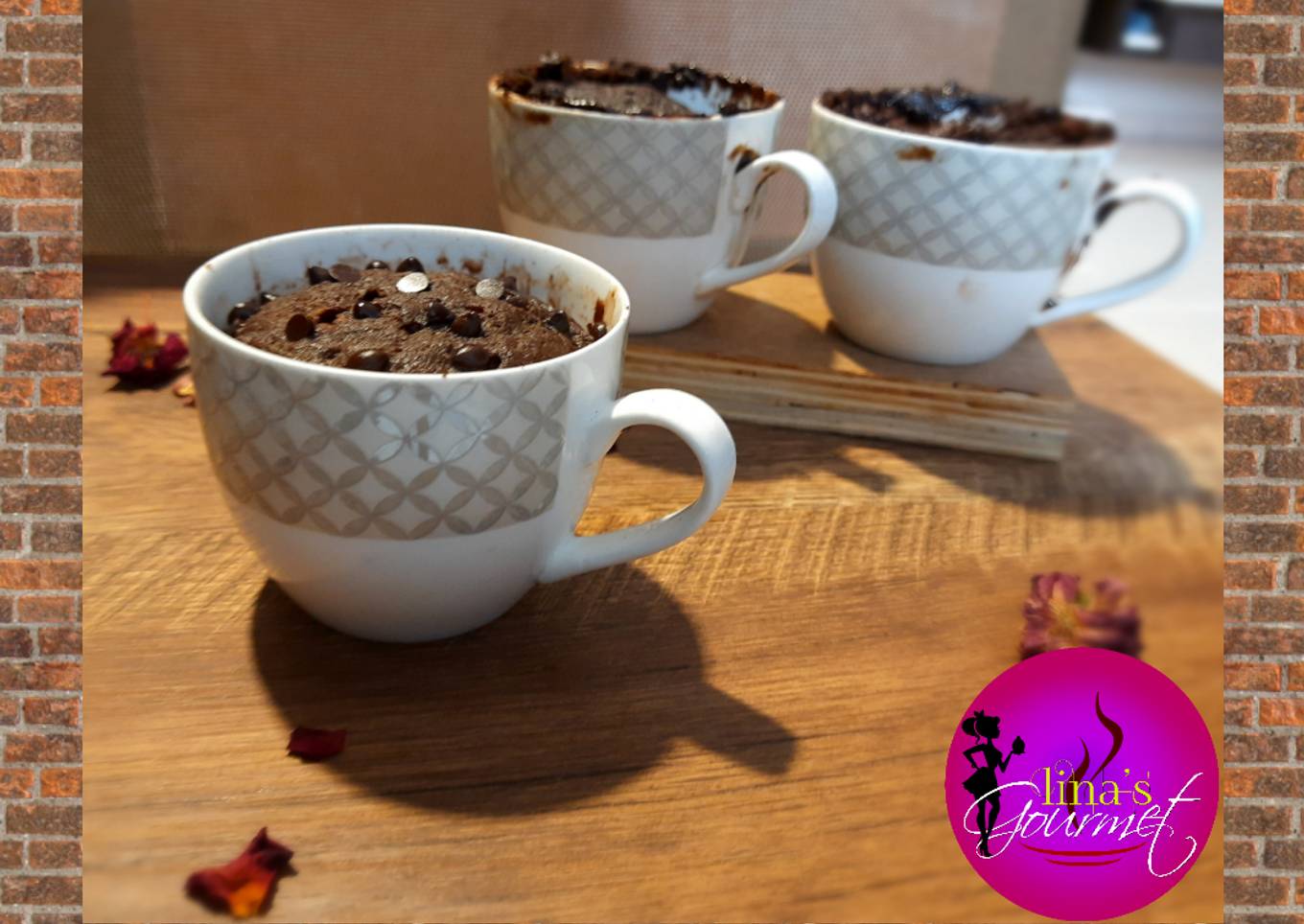 Chocolate peanut butter mug cake