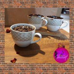 A picture of Chocolate peanut butter mug cake.