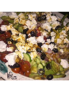 A picture of Greek Salad. (Feta Salad).