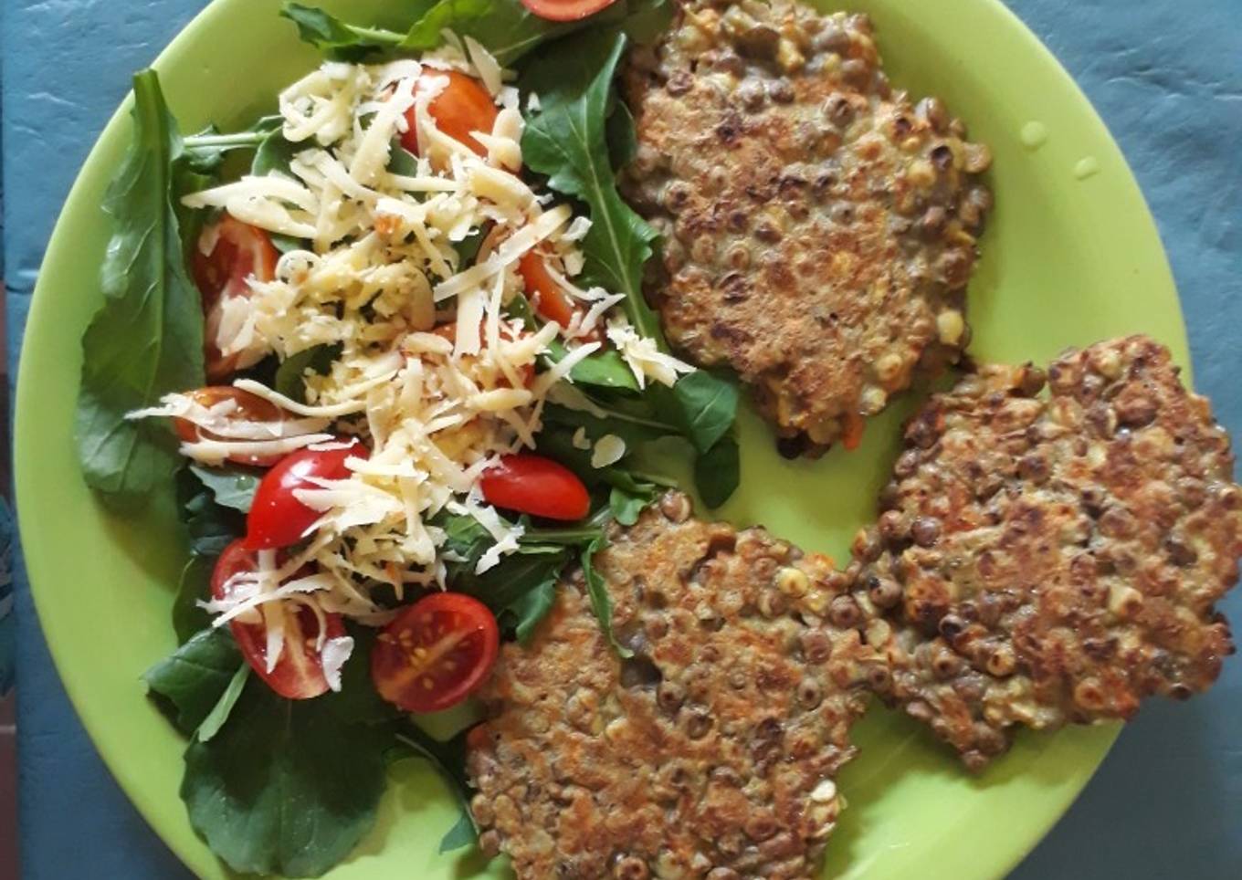 Hamburguesa de lentejas