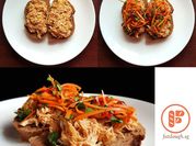 A picture of chicken breast onion garlic mushroom
