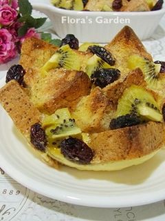 奇異果麵包布丁 的食譜成品照片