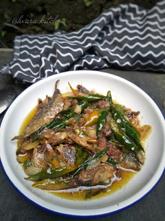 Foto resep Tumis pindang cabe hijau