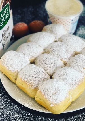 Une photo de Brioche aérienne style butchy