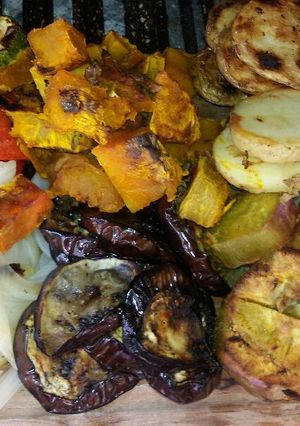 Una foto de Parrillada de verduras