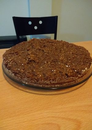 Una foto de Torta de avena y chocolate