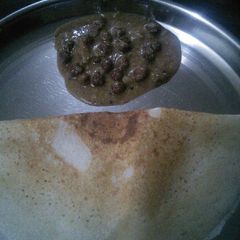 Kondaikadalai gravy (chickpea) A picture of Kondaikadalai gravy (chickpea).