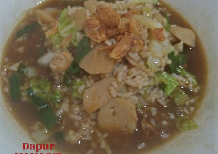 Mudah Cepat Memasak Sego godhog (nasi rebus) khas bantul yogya Ala Warteg