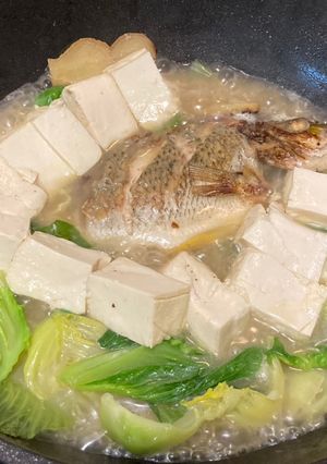 芥菜豆腐魚湯 的食譜成品照片