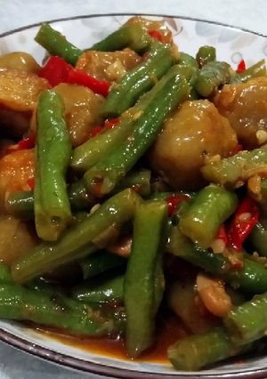 Foto resep "Cilok oseng Buncis"