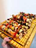 Brochetas de cerdo
