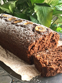 Una foto de BUDÍN INTEGRAL DE CHOCOLATE Y BANANA 🍫🍌