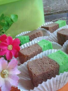 Foto resep Bolu pandan coklat