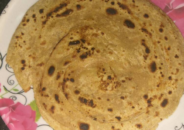 Simple Way to Prepare Any-night-of-the-week Multi grain flour LACHA PARATHA