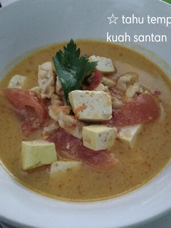 Foto resep 021. Tahu Tempe Kuah Santan
