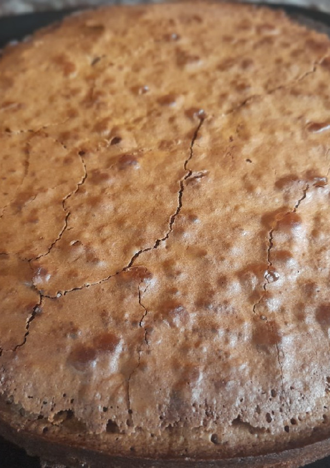 Una foto de Brownie con almendras 😋