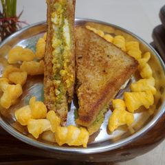 Paneer sandwich A picture of Paneer sandwich.
