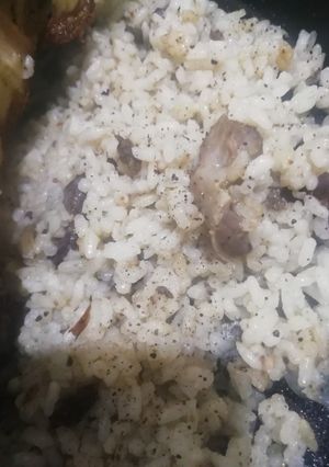 صورة لوصفة رز بالكبد والقوانص 🍜😋😋👍