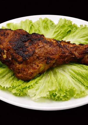 Hình của món SP.0412 - Đùi Gà Lôi Nướng Satay.