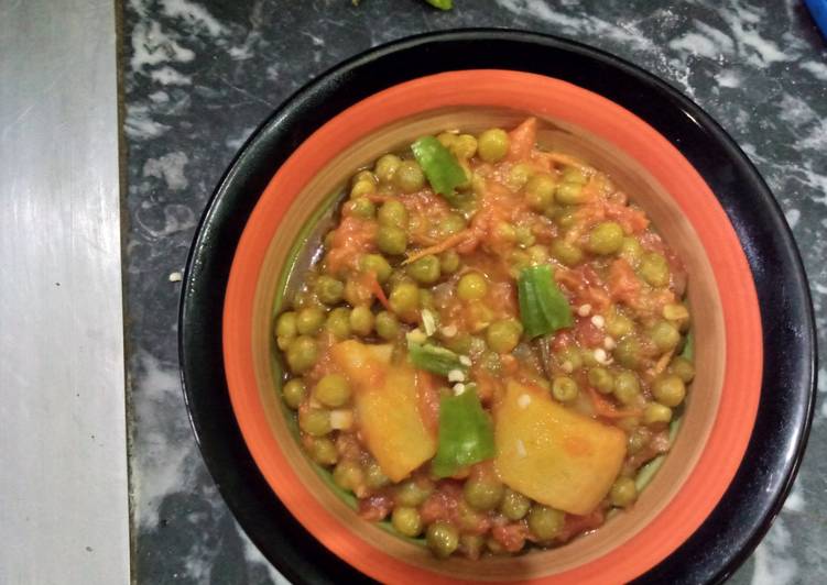 Recipe of Ultimate Aloo matar ki sabzi