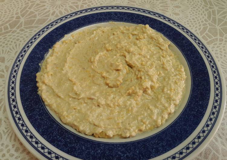 Hummus fermentado de garbanzo y tofu vegano