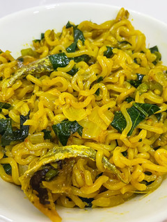 A picture of Palm oil Noodles.