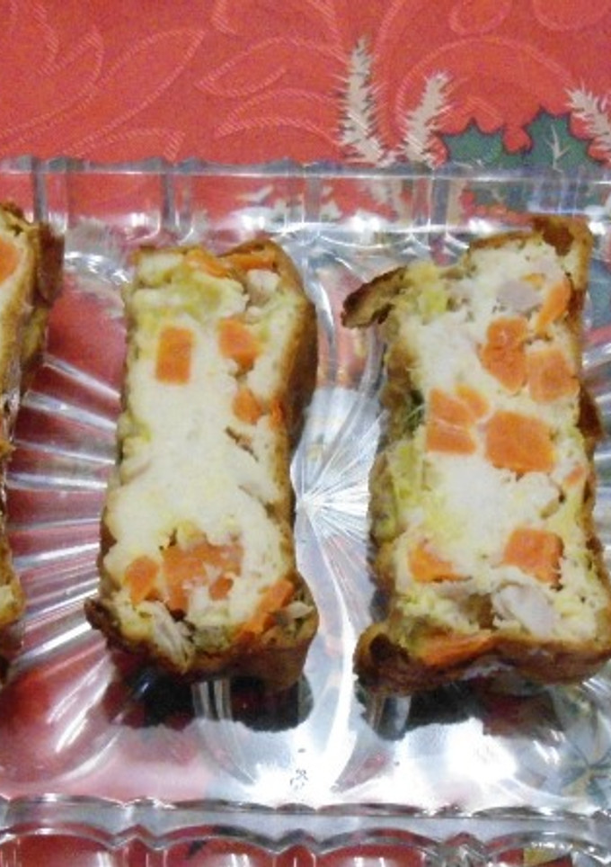Una foto de Fiambre de pollo y verduras