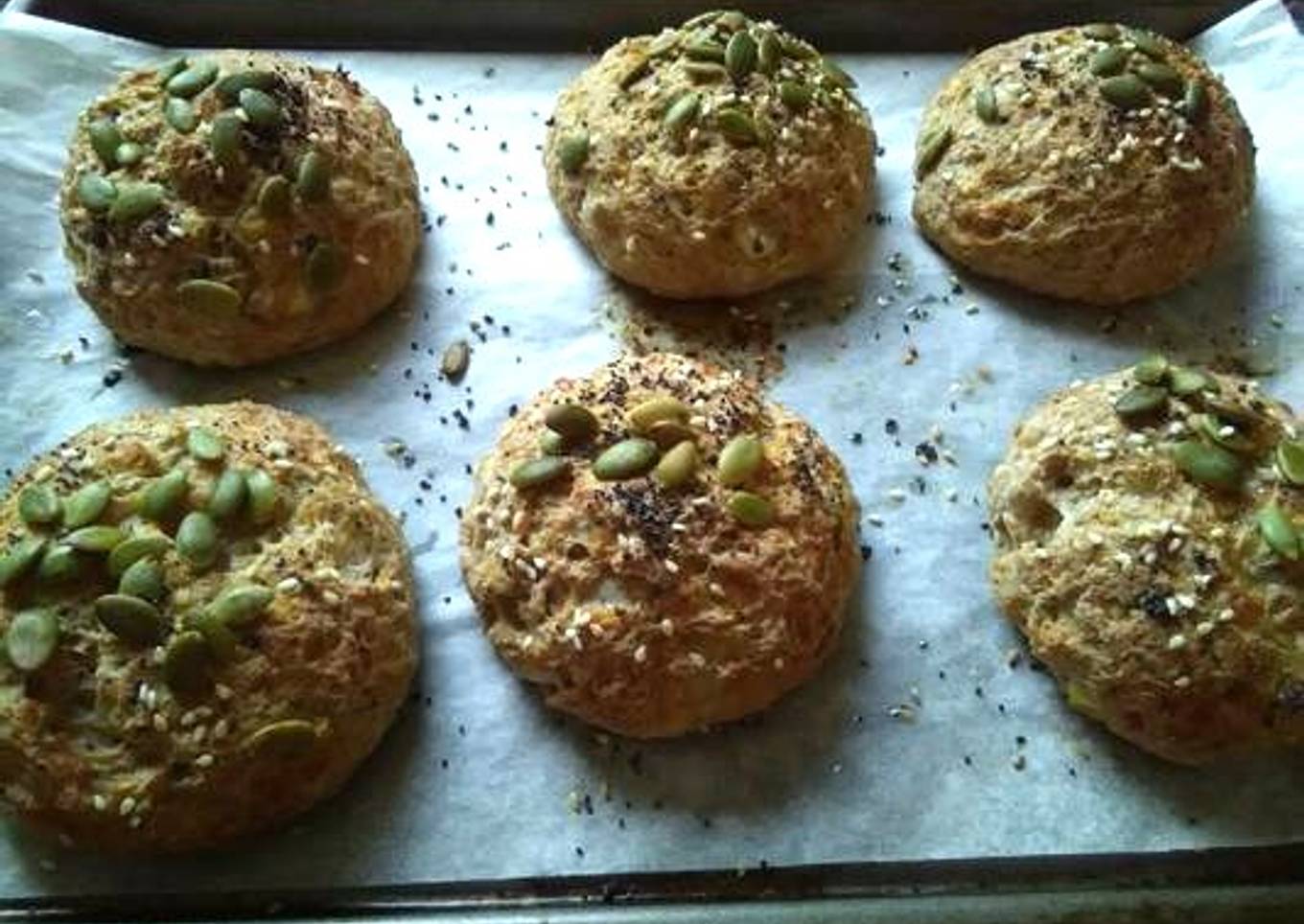 Panecitos de queso cottage