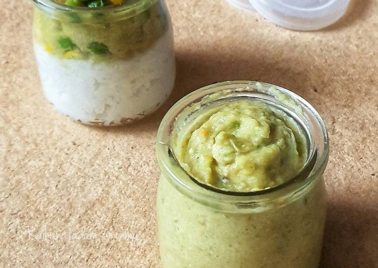 Resep: MPASI 7M+ OPOR AYAM MIX VEGGIE yang Nikmat