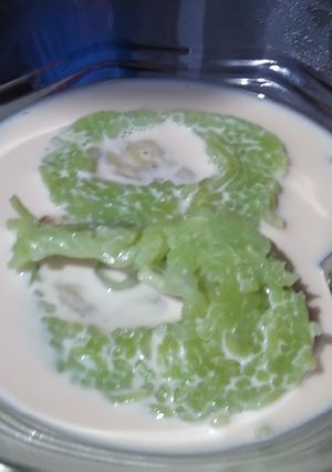 Foto resep 014 Pisang ijo dari mie