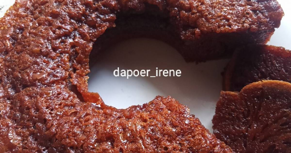 Resep Bolu Caramel Sarang Semut Paling Mudah dan Enak