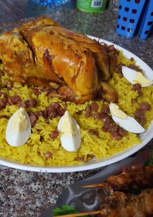 صورة لوصفة طبق الأرز بالدجاج