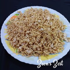 A picture of Sun-dried Rice Flour Badiyan or Crispies.