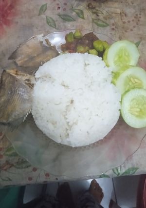 Foto resep Sambel pete ikan asin