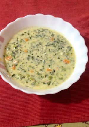 A picture of Methi Matar Gajar Malai.
