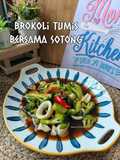 Brokoli Tumis Bersama Sotong