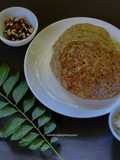 Moong Sprouts Dosa with Coconut Chutney