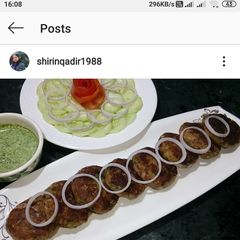 Soyabeen ke Shami kabab A picture of Soyabeen ke Shami kabab.