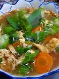 แกงเลียงบวบเหลี่ยมไข่เจียว