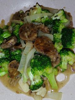 Foto resep Brokoli tumis bakso jamur