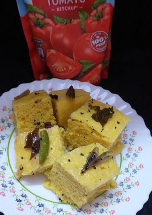 বেসনের ধোকলা (Besan Dhokla recipe in Bengali) রেসিপির প্রধান ছবি
