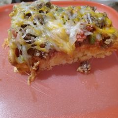 A picture of Cornbread Pizza.