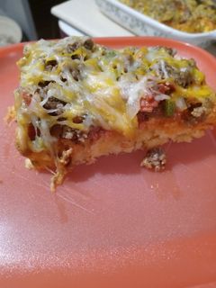 A picture of Cornbread Pizza.