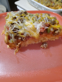 A picture of Cornbread Pizza.