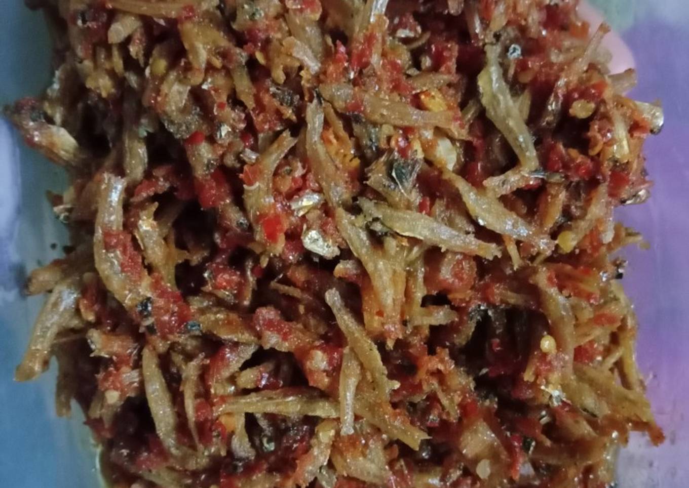 Balado ikan teri