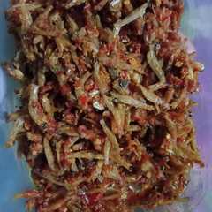 รูปของ Balado ikan teri