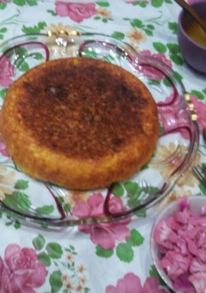 عکسی از دستور ته چین مرغ