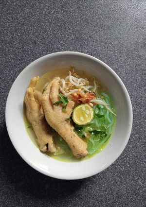 Foto resep Soto Ceker Kepala Ayam