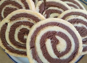 Una foto de Galletas de dos colores